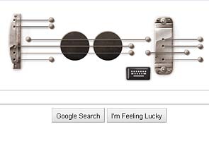 Google doodle pays tribute to guitarist Les Paul