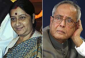 Who's spying on Finance Minister, asks Sushma on Twitter