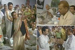 Sushma upset with criticism for dancing at protest