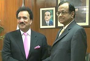 Chidambaram meets Rehman Malik in Thimphu