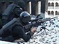 India's elite commandos wait for snipers, night goggles