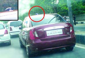 IAS officer fined for driving private car with beacon