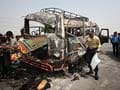Pakistan: 15 killed after gas cylinder explodes in bus