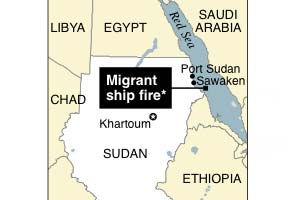 Sudan boat tragedy: Nearly 200 migrants feared dead