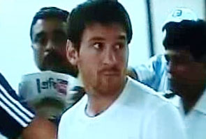 Messi arrives in Kolkata 