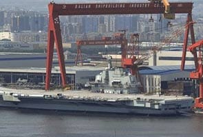 China's first aircraft carrier begins sea trials 