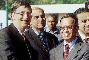 Bill Gates wishes Murthy as he retires from Infosys