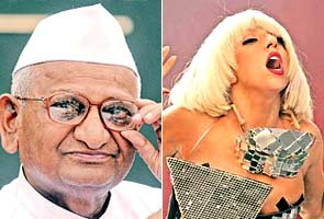 Lady Gaga more popular than Anna Hazare in India's online searches
