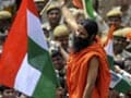 Baba Ramdev meets President over Anna Hazare's arrest