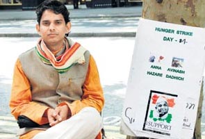 Indian law student on hunger strike in London