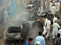 Suicide car bomb near mosque kills 10 in Pakistan