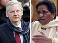 Send me jet, I'll bring you sandals: Assange to Mayawati
