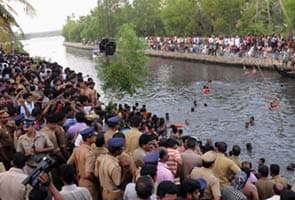 School bus falls into Kerala river, 3 children killed