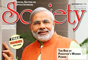 Modi's new avatar makes Society magazine cover