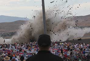 Fighter plane crashes at air show; 3 dead, over 70 injured
