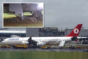 Turkish Air plane skids off taxiway at Mumbai airport