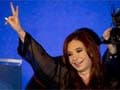 Argentine president wins landslide re-election