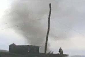 Caught on camera: Tornado rips through town