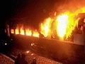 Two coaches of the Doon Express catch fire, seven killed