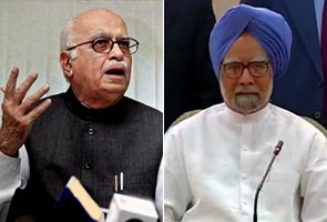 Advani targets PM again on corruption