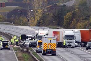 Massive multi-car crash on UK highway; 7 dead, dozens injured