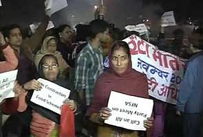 Food Security Bill: Activists protest outside PM's residence