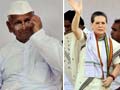 Lokpal Bill: Ready to fight, says Sonia, in warning to Team Anna and opposition