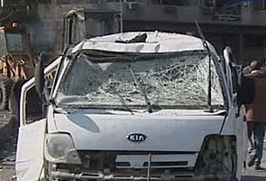 Twin suicide bombs shake Syrian capital, 40 dead 