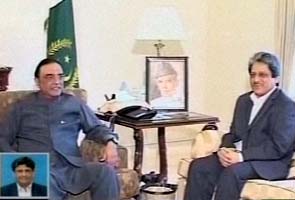 Zardari appears on TV to quell speculation