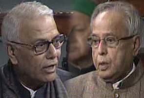 Pranab, Yashwant trade barbs over PM's 'farewell speech'