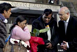 Anuj Bidve's parents see his body at a funeral parlour in UK