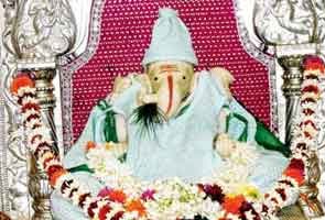 This Ganapati has put on a sweater, woollen cap