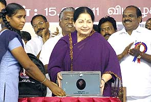 Jayalalithaa announces freebies for school students