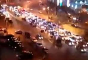 Outrage over video of blocked fire engine in China