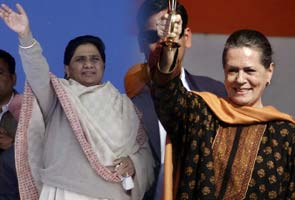 Sonia, Mayawati begin campaign trail in Uttar Pradesh