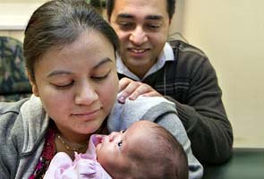 Jaya, 15 minutes old, gets pacemaker in US