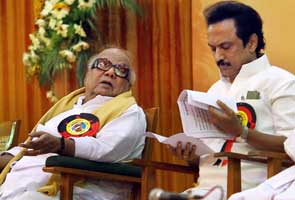 Rivalry among Karunanidhi's sons surfaces again at DMK meet