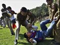 Tibetans clash with police outside Chinese embassy in Delhi