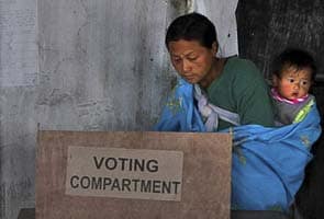 Peaceful re-polling in Manipur