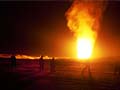 Nigeria oil line on fire; militants claim attack