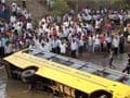 14 children feared dead as Andhra school bus falls into canal