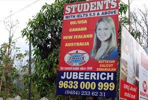 Murdered US student's face used in ads in India