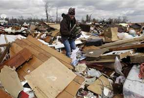 US toddler found in field after tornado dies