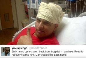 'I am free', tweets Yuvraj Singh after being discharged from the hospital