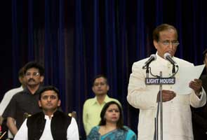 Azam Khan takes oath as Cabinet minister in UP