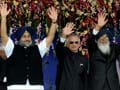 Badal swearing-in draws political biggies, but not Nitish Kumar