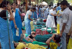 Fire at Bengal hospitals, 4 injured