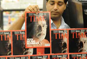 Narendra Modi features on Time magazine cover; Congress angry