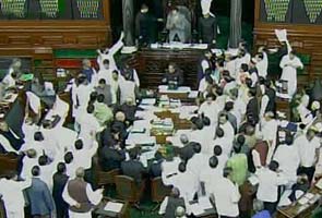 Telangana uproar in Parliament, Lok Sabha adjourned till April 24