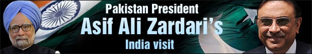 Pakistan President Asif Ali Zardari's visit to India